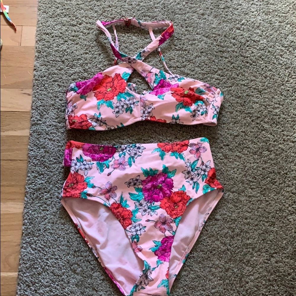 Target high waisted bathing suit